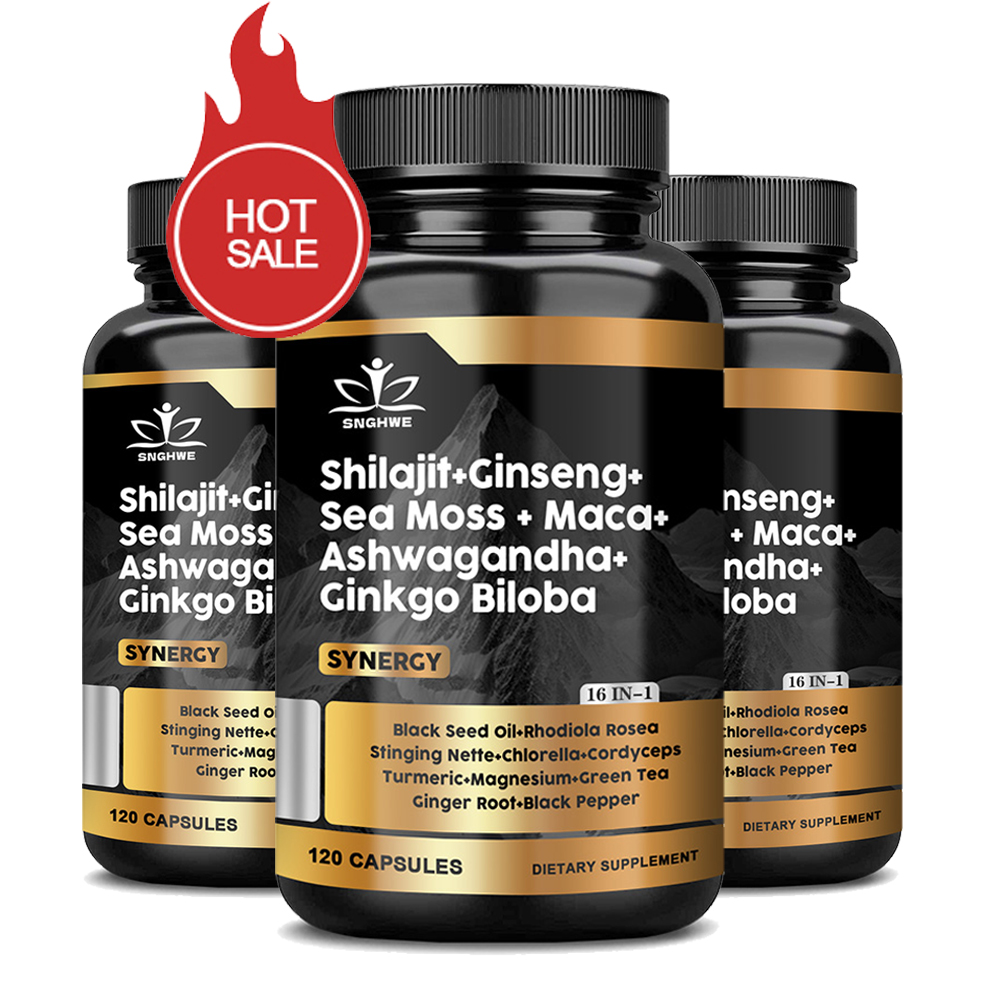 Ginger Tea - Shilajit-Ergänzungsmittel Ginseng & Meeresmoos & Ashwagandha