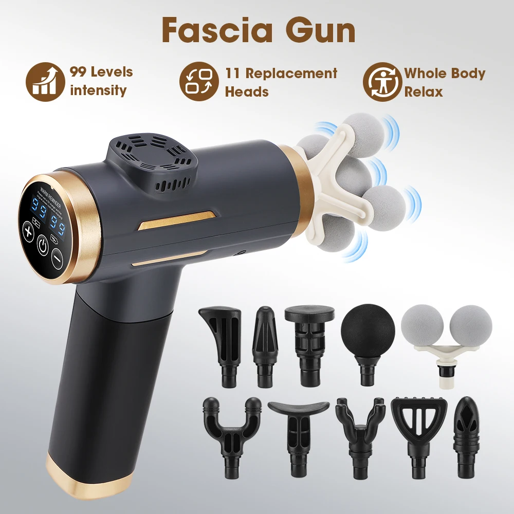 Health Wellness - Elektrische Faszienpistole 24W 99-Gang Einstellbar 11