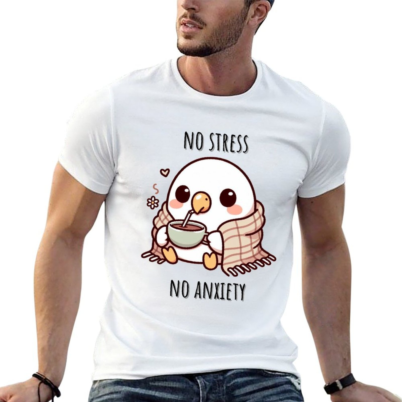 Chamomile Tea - Chamomile Tea Parakeet T-Shirt Lässiges, lockeres