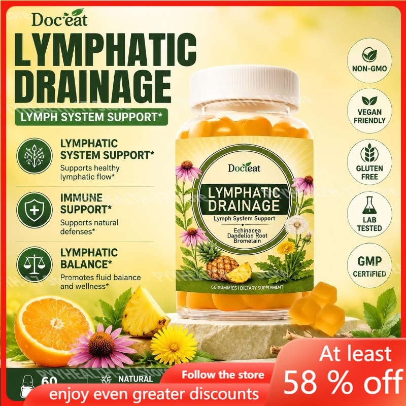 Echinacea - Docteat Lymphsystem-Unterstützungs-Gummibärchen mit Echinacea, Löwenzahnwurzel und