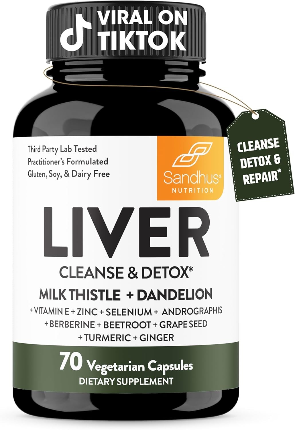 Herbal Supplement - Leberreinigung, Entgiftung und Reparaturunterstützung, Kräuterergänzung für