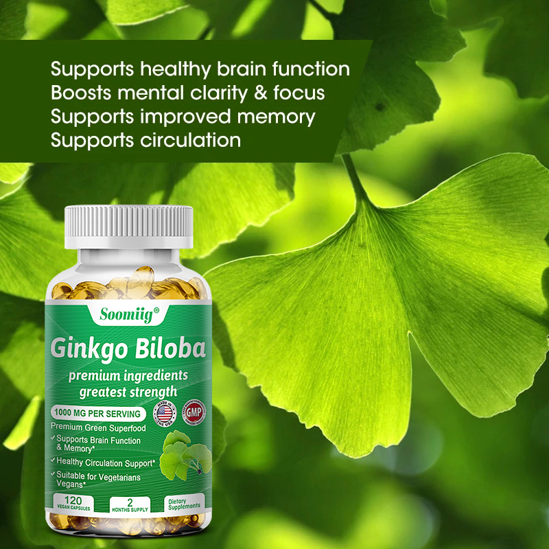 Ginger Tea - Ginkgo-Biloba-Kapseln – Gehirnergänzung für Gedächtnis und