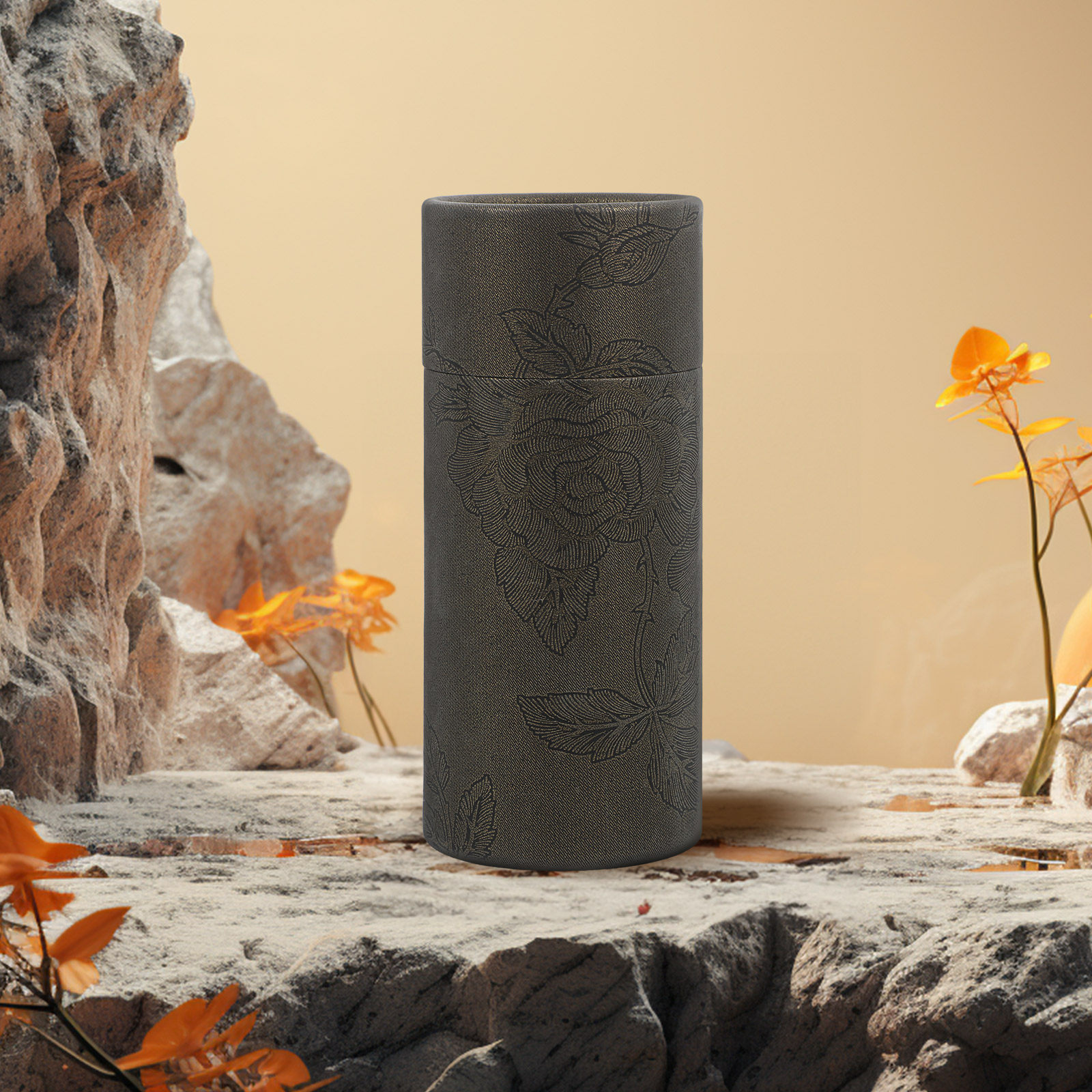 Essential Oils - 10 Stück Elegante Runde Papierrohr-Verpackungsbox für