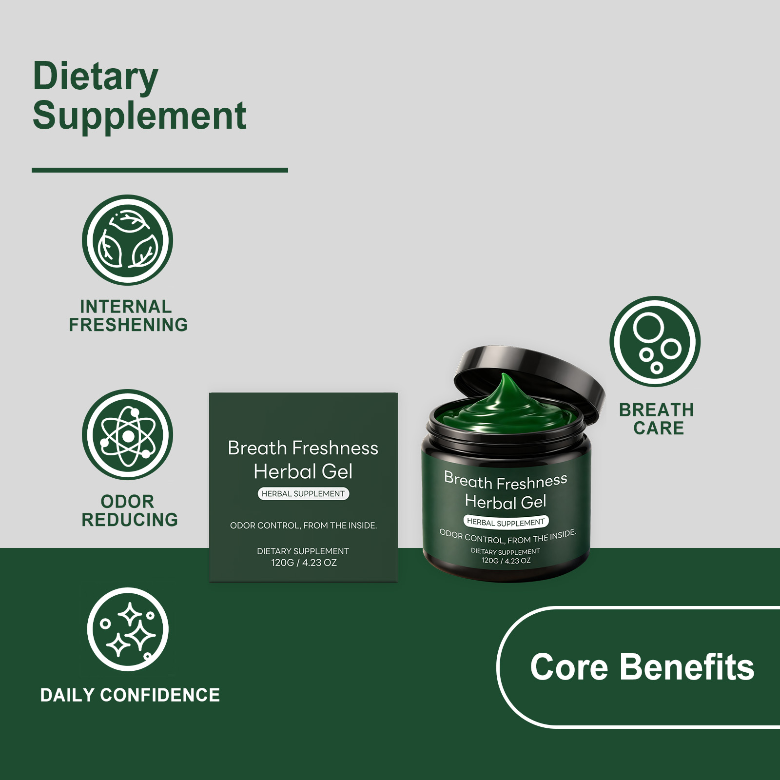 Atemfrische Kräuter-Gel-Nahrun – Herbal Supplement Bewertung und Preis
