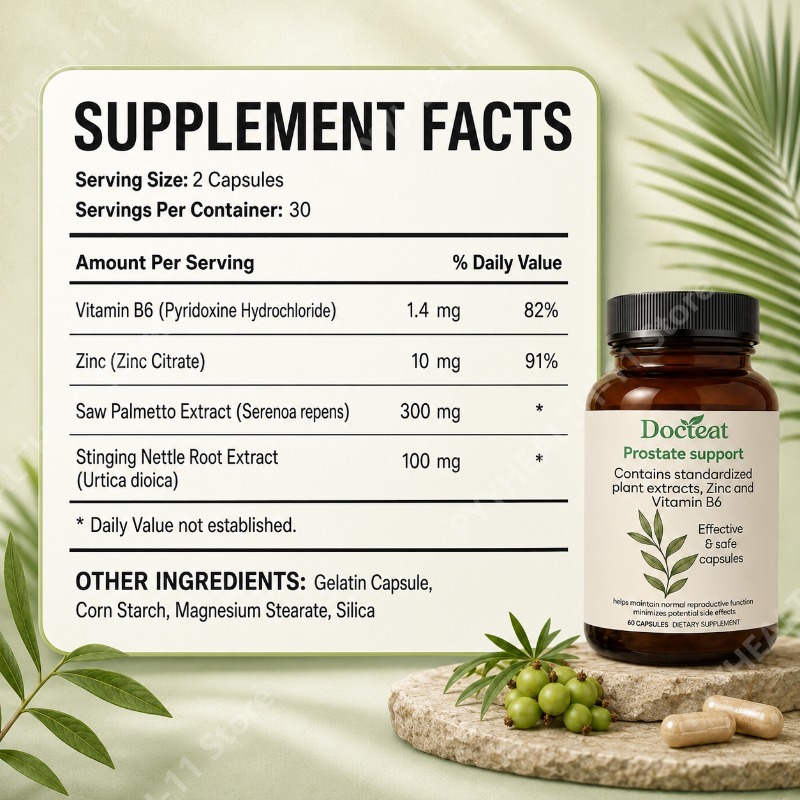 Sägepalmen-Kapseln mit Nesselw – Herbal Supplement Bewertung und Preis