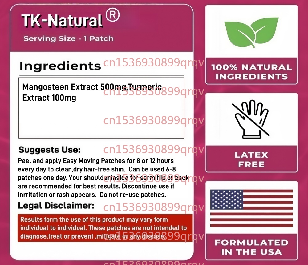 30 Pflaster Mangostane + Kurku – Turmeric Bewertung und Preis